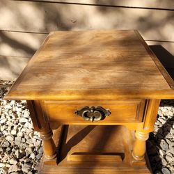Small Wood End Table