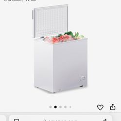 10.0 Cu.Ft Chest Freezer,Deep Freezer with Removable Basket,Compact Freezer with Top Open Door, Adjustable Temperature, Low noise，Suitable for Kitchen