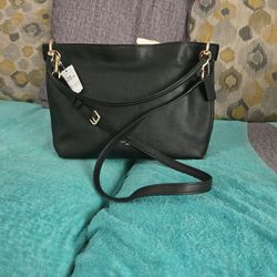 Coach Purse Black Leather
