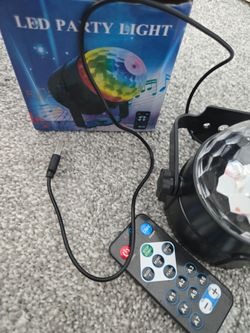 LED Party Light with Remote Control