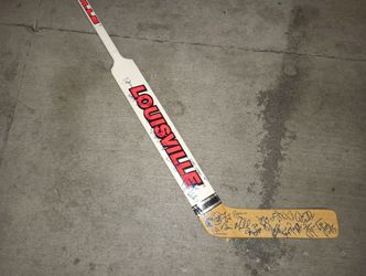 Game Worn Full Team Sharks Autographed Hockey Sticks And Single Autograph 