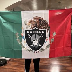 Raiders Mexico Flag