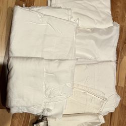 Free  Assorted White Fabric Cuttings 