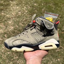 Jordan 6 Travis Scott Olive Sz7M 8.5W CLEAN OG ALL for Sale in Converse TX OfferUp