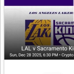 Lakers Vs Kings Game 
