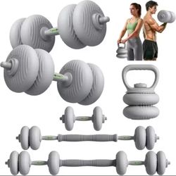 3in1 adjustable dumbbell / kettlebell / barbell