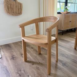 4 wood dining chairs only *