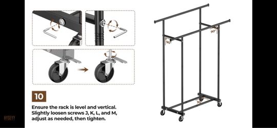 Clothes hanging rack