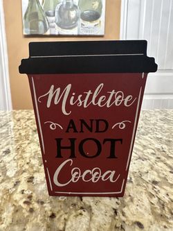 Christmas Table Top Sign Yorktown And Staples Area 