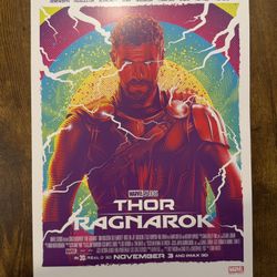THOR RAGNAROK Poster 17x11