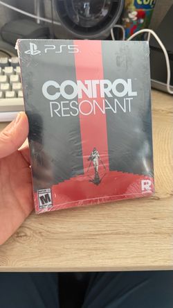 LIMITED EDITION STEELBOOK Control Resonant PS5 Game (SEALED)