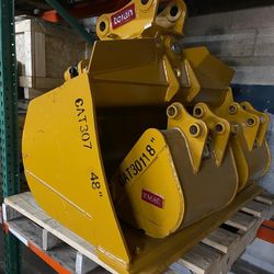 Caterpillar 307 Cleanup Tild Bucket 48 Inch Width 