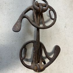 Rare - Antique Squeeze Double Mouth Bit in GOOD Condition 