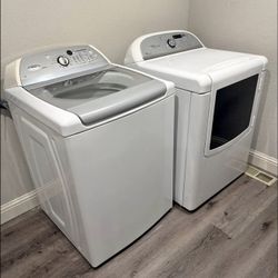 Washer and electric dryer