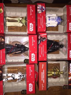 Set of Star Wars ornaments new
