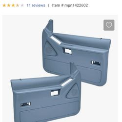 For 91-94 Explorer front Driver And Passenger Light Blue Door panels