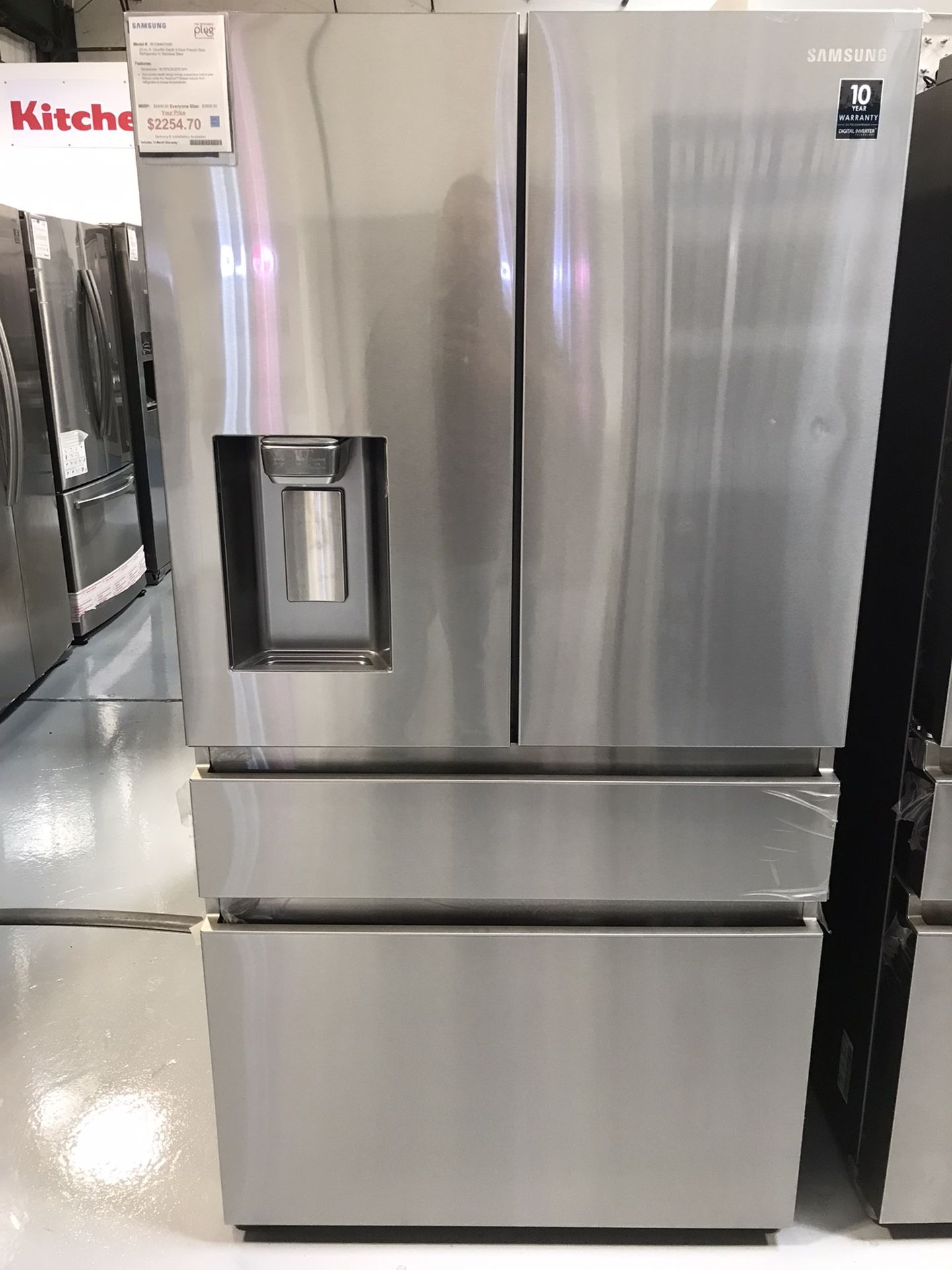 23 Cu.ft. Counter Depth 4–door French