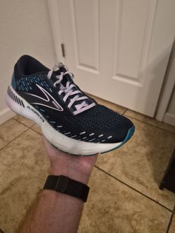 Brooks Glycerin GTS 20 Running Shoes - Men's 9.5 Wide (D) - Navy / Teal