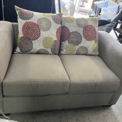 Grey Loveseat 