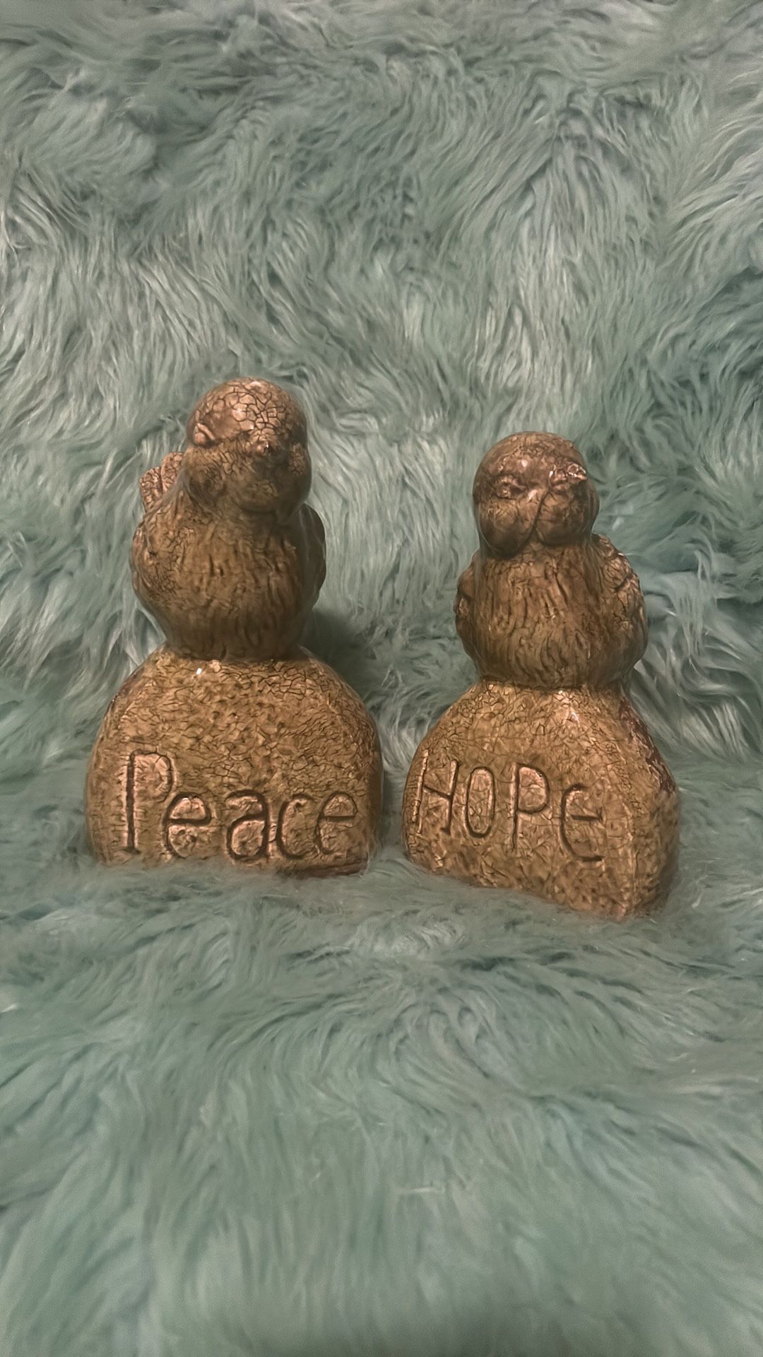 Home Goods Bird Hope And Peace Figurines