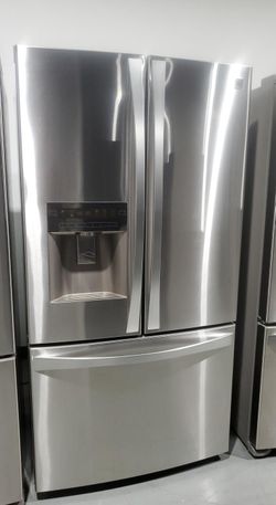 Kenmore 3-Door Stainless Steel Refrigerator
