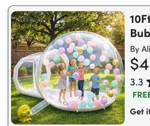 Balloon bubble jumper