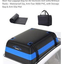21 Cubic Feet Car Rooftop Cargo Carrier Bag