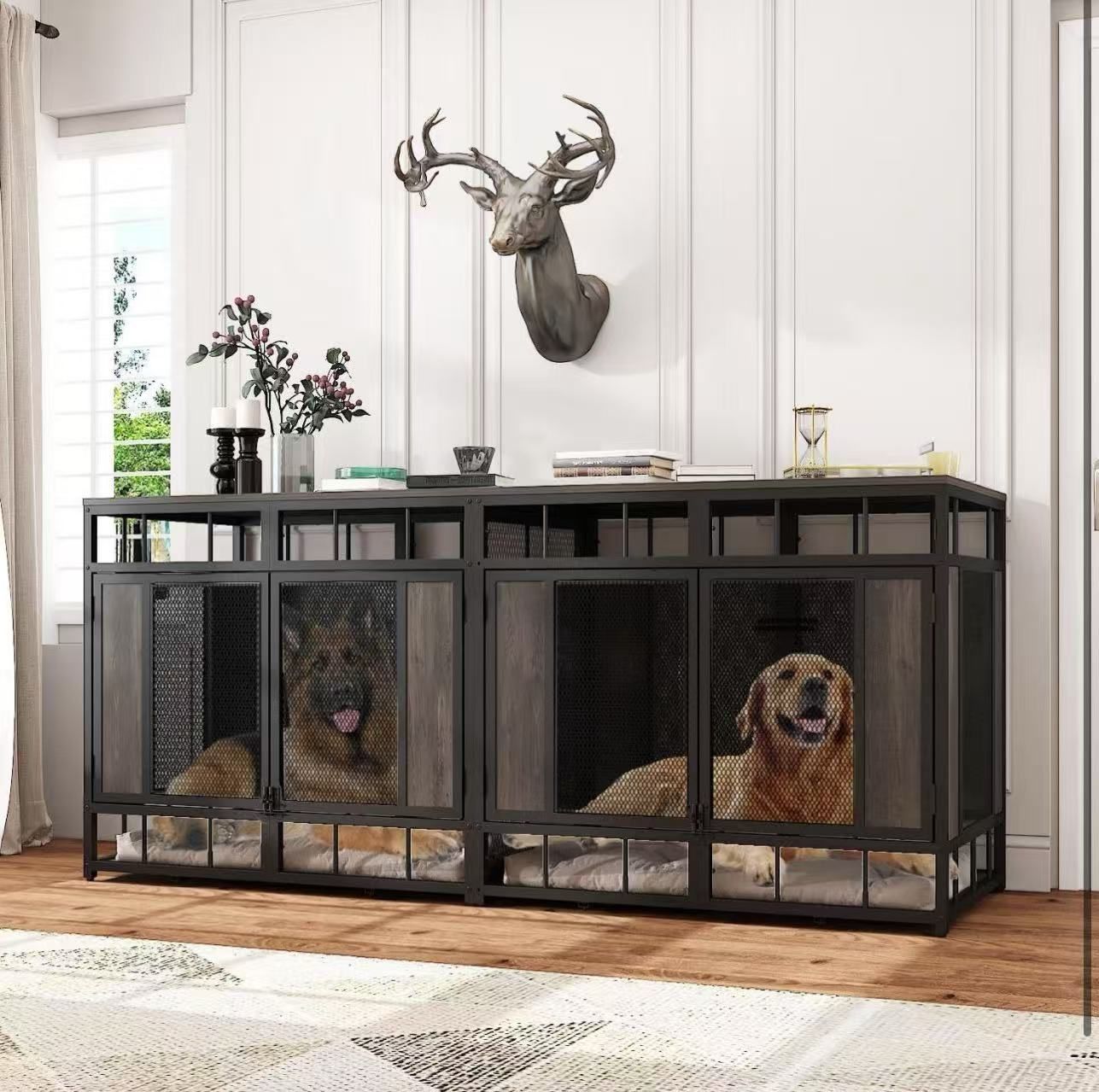 70.9 inch large double cage furniture