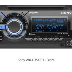 SONY Bluetooth  AM/FM..CD..And USB Audio System With Remote 