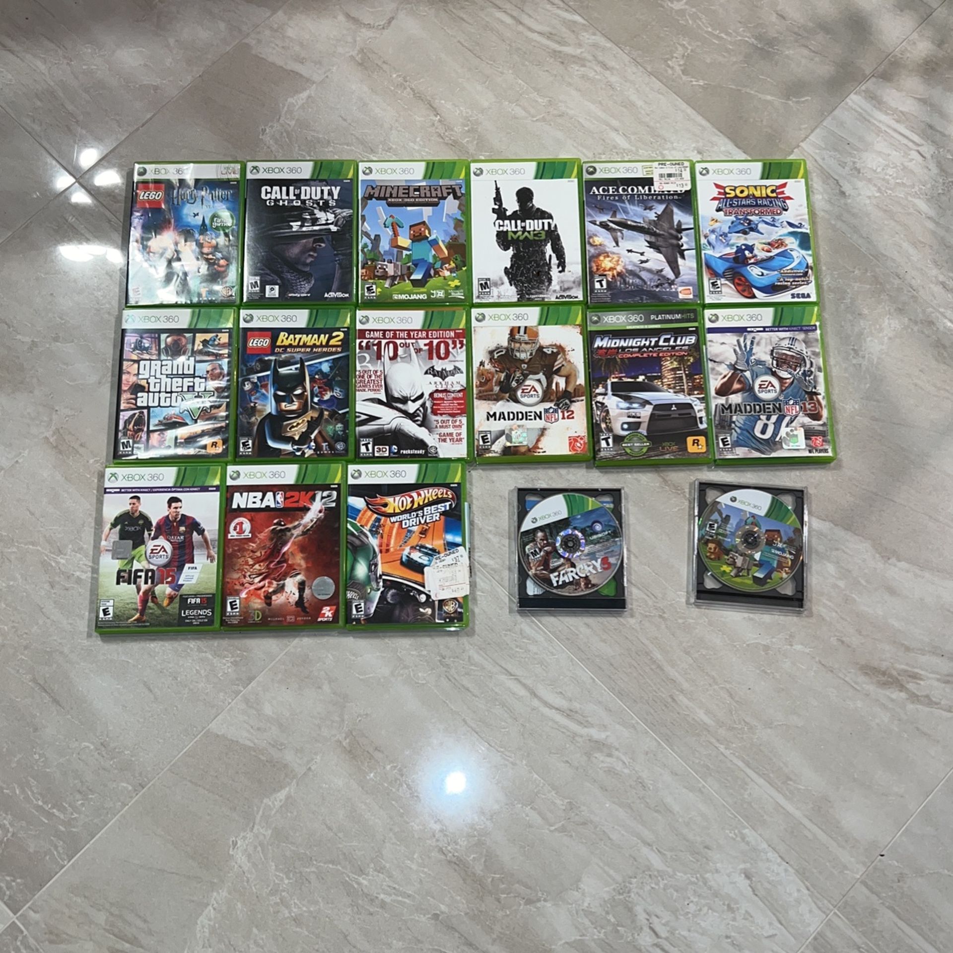 Xbox 360 Game Lot - Check Description