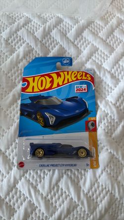 Hot Wheels 2024 Factory Set HW Turbo #123 Cadillac Project GTP Hypercar Blue