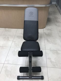 Gold s Gym XR 5.9 Adjustable Slant Workout Multi Position Weight