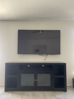 Living spaces TV stand media console 75inch