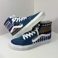 VANS Sk8-Hi “Fair Isle” Shoes - Women’s US 5