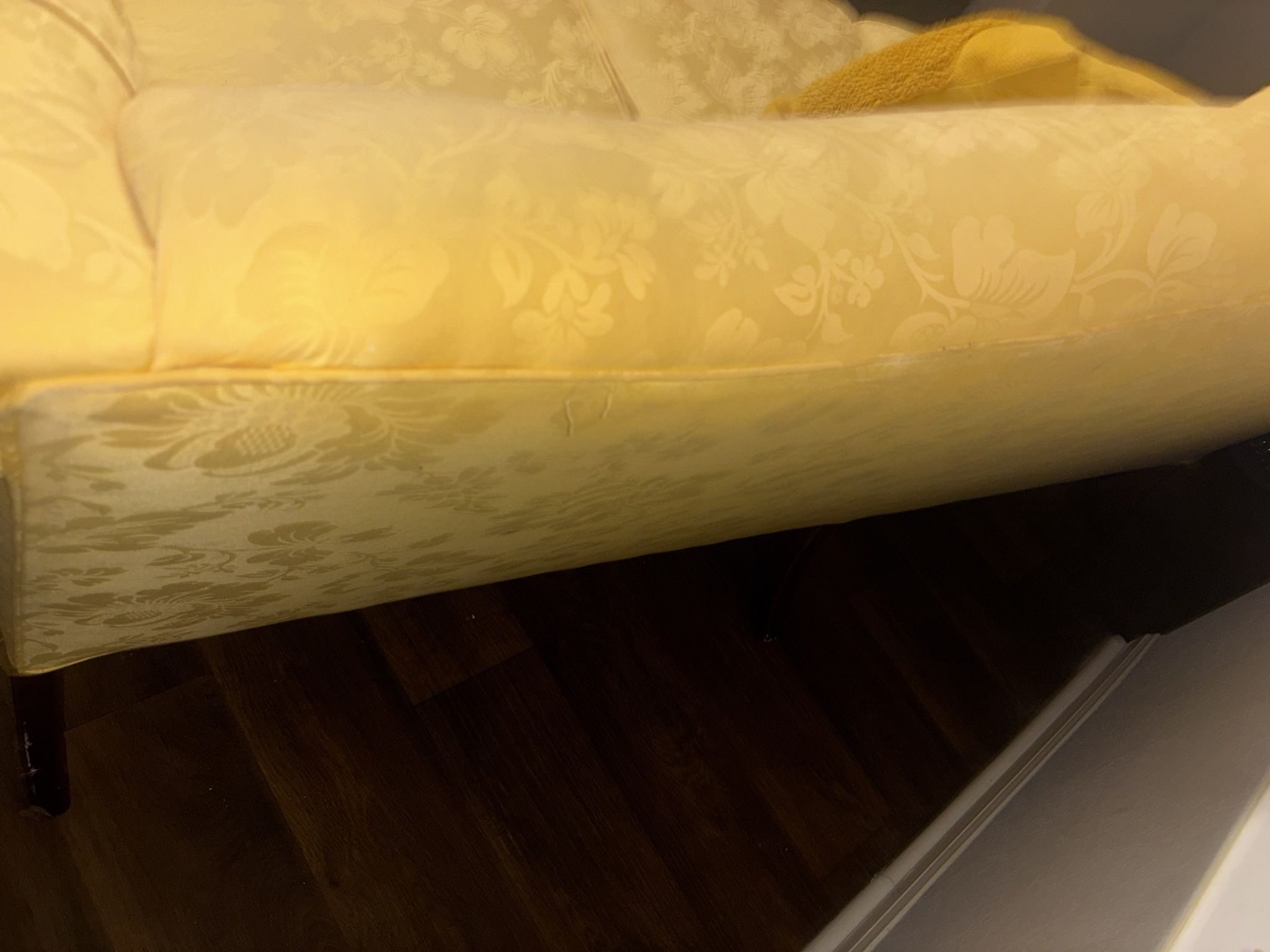 Yellow 3 Seater Sofa