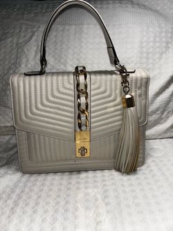 Aldo Quilted Handbag with Gold Chain Detail