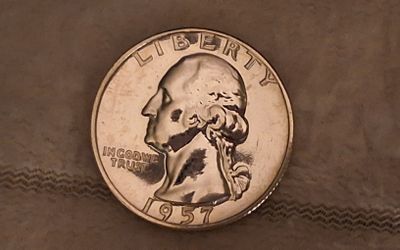 1957 Silver  Washington Quarter Ms