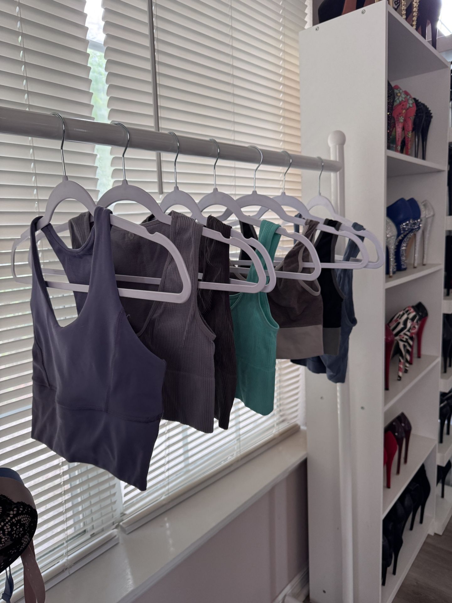 Bundle Of 7 Sports Bra Tops - Sizes Small And Medium - Various Unknown Brands