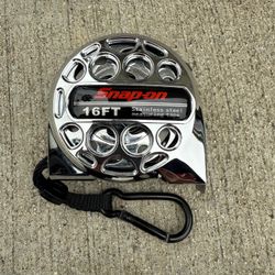 Snap-On Tools Tape Measure 16’ Metric And SAE Chrome Stainless Steel