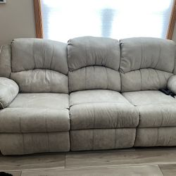 Recliner Couch and Matching Loveseat