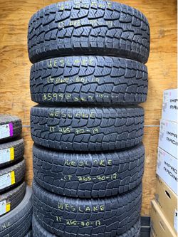 6) WESLAKE A/T LT 265/70/17