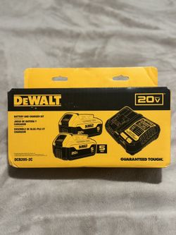 20V MAX Lithium-Ion Battery Starter Kit with 5.0 Ah Batteries (2-Pack) and Charger