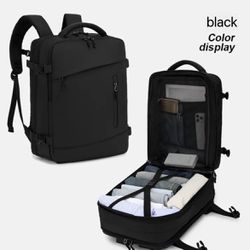 Travel Backpack for Women Men, Laptop Backpack with Shoe Compartment,Waterproof Hiking Carry on Backpack
