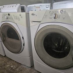 Whirlpool Washer And Electric Dryer Matching Set Working Perfectly Fine Very Clean I Can Deliver To You 90 Days Warranty 