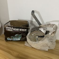2500LB Gear Winch 