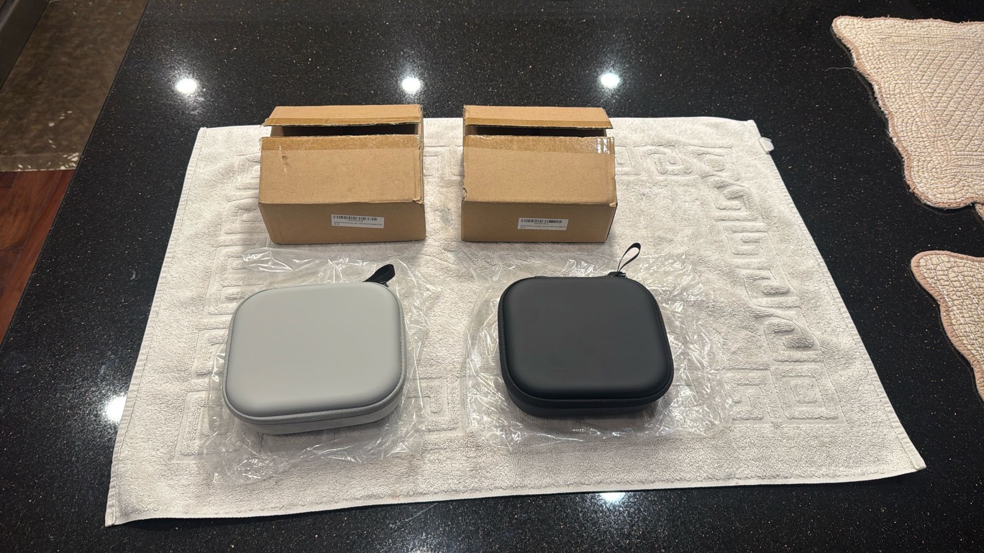 DJI Neo Drone Case, Portable PU Leather Storage Neo Shoulder Bag for DJI Neo. Brand new in box. Comes in grey or black. Small drone case.