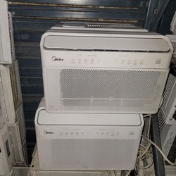 Like-new 8,000 Btu Midea air conditioners both are in excellent condition.