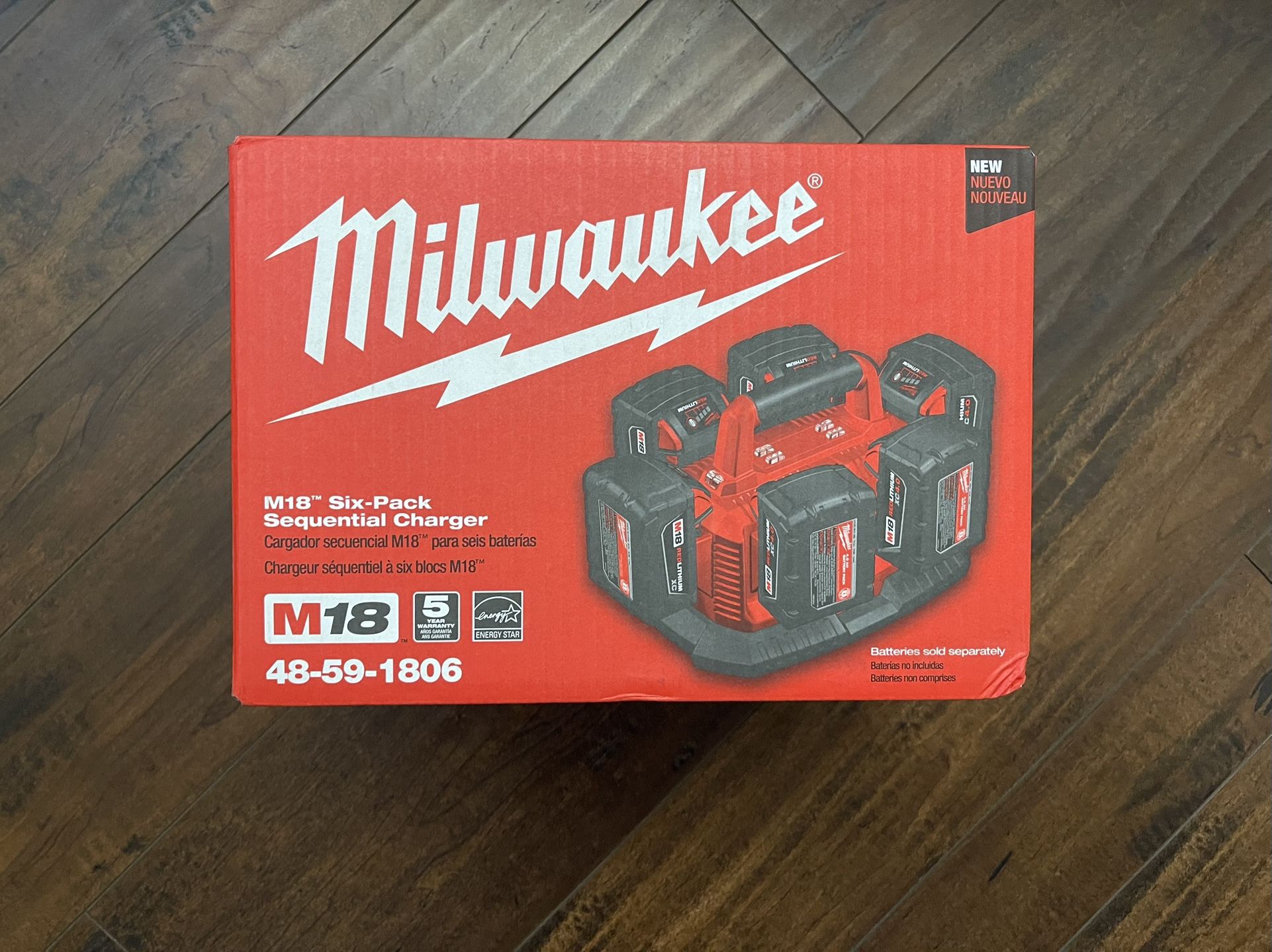 New Milwaukee 6-Port Sequential Battery Charger