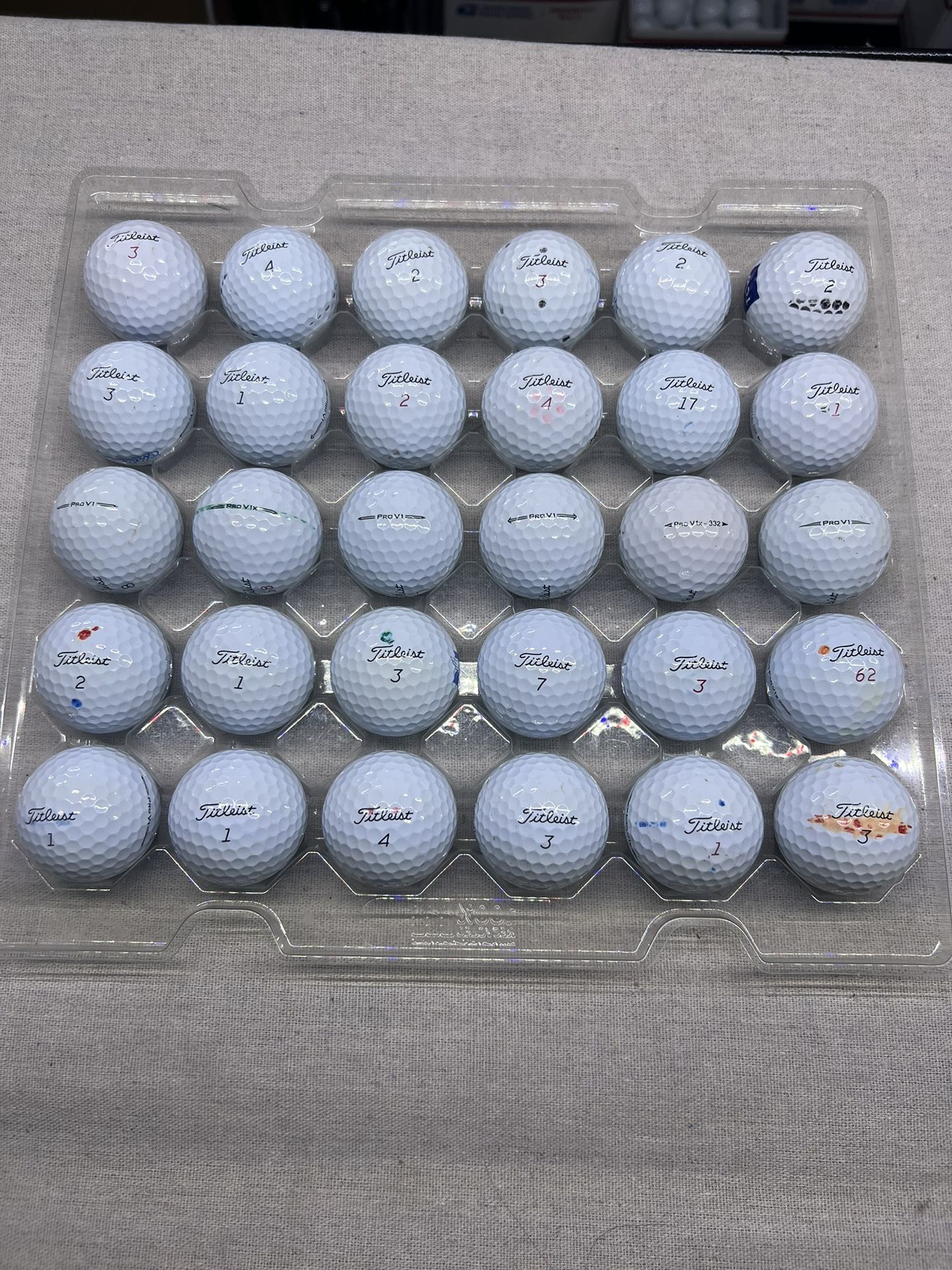 Titleist Pro V1/V1x Golf Balls Each Dozen For $10