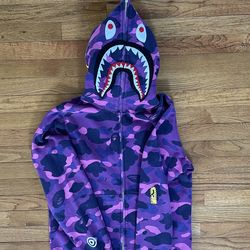 BAPE PONR HOODIE PURPLE